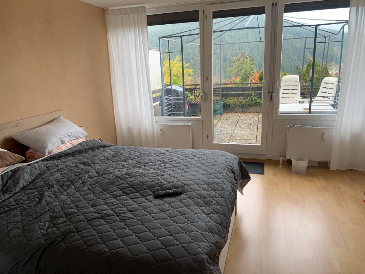 Appartement Mit Herrlicher Aussicht Uebers Murgtal Baiersbronn Buitenkant foto